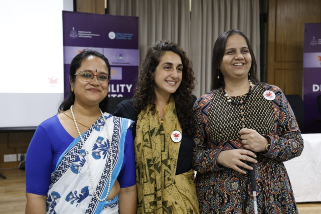 From left to right - Sanchita Ain, Shikha Silliman Bhattacharjee and Nidhi Goyal