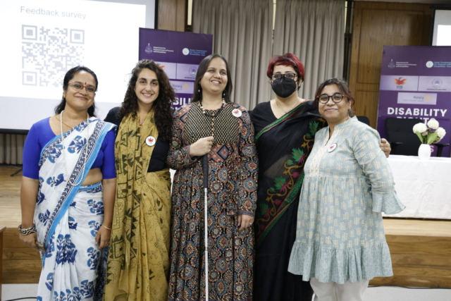 Group photo, from left to right - Sanchita Ain, Shikha Silliman Bhattacharjee, Nidhi Goyal, Srinidhi Raghavan, Fizza Juddy